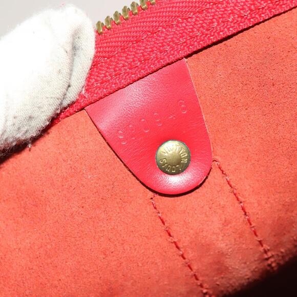LOUIS VUITTON Epi Keepall 55 Boston Bag Red M42957 - Picture 12 of 16